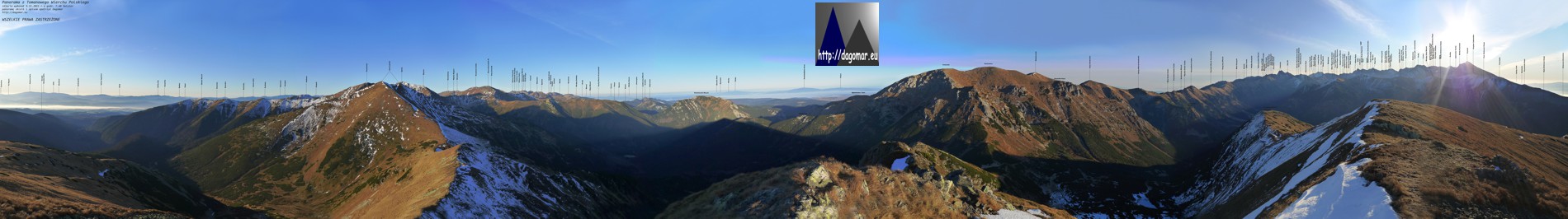 panorama z Tomanowego Wierchu